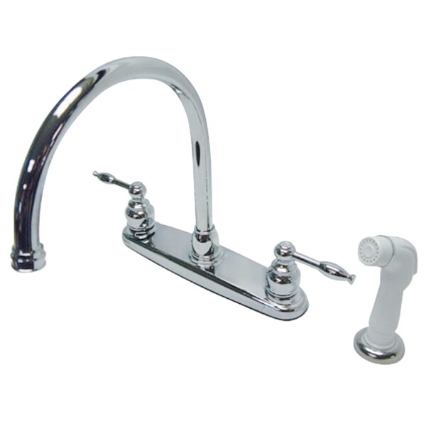 Knight Centerset Kitchen Faucet, Chrome